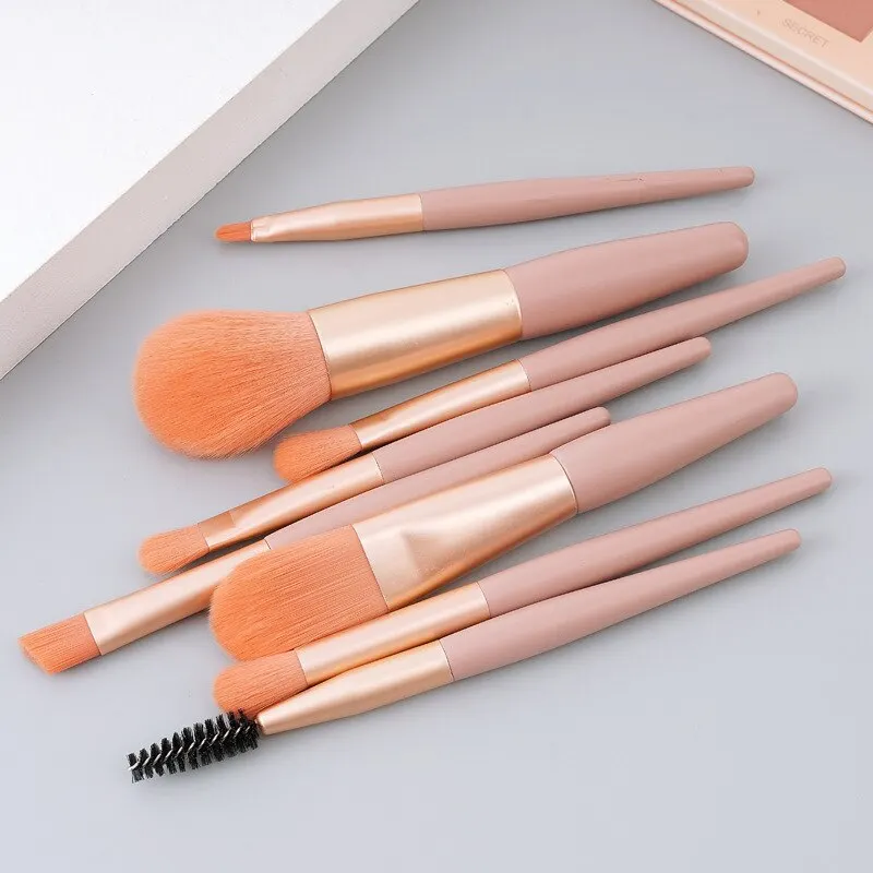 Makeup Brushes Set Soft Hair Face Powder Highlight Eye Shadow Brush Beginner 7pcs