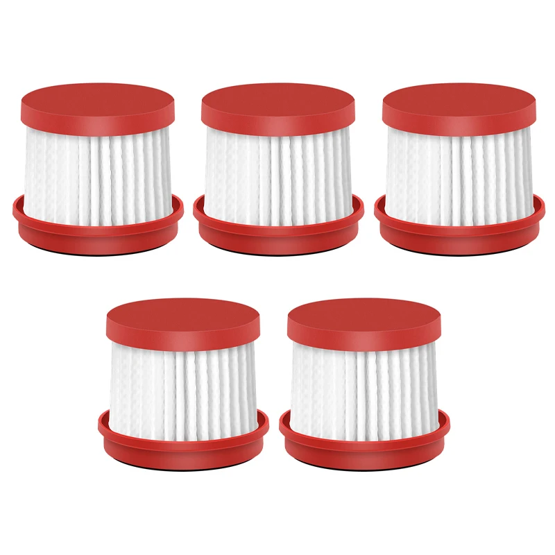 

5Pcs Replacement HEPA Filters for Deerma Mite Removal Instrument Vacuum Cleaner CM1300/CM1900 Accessories