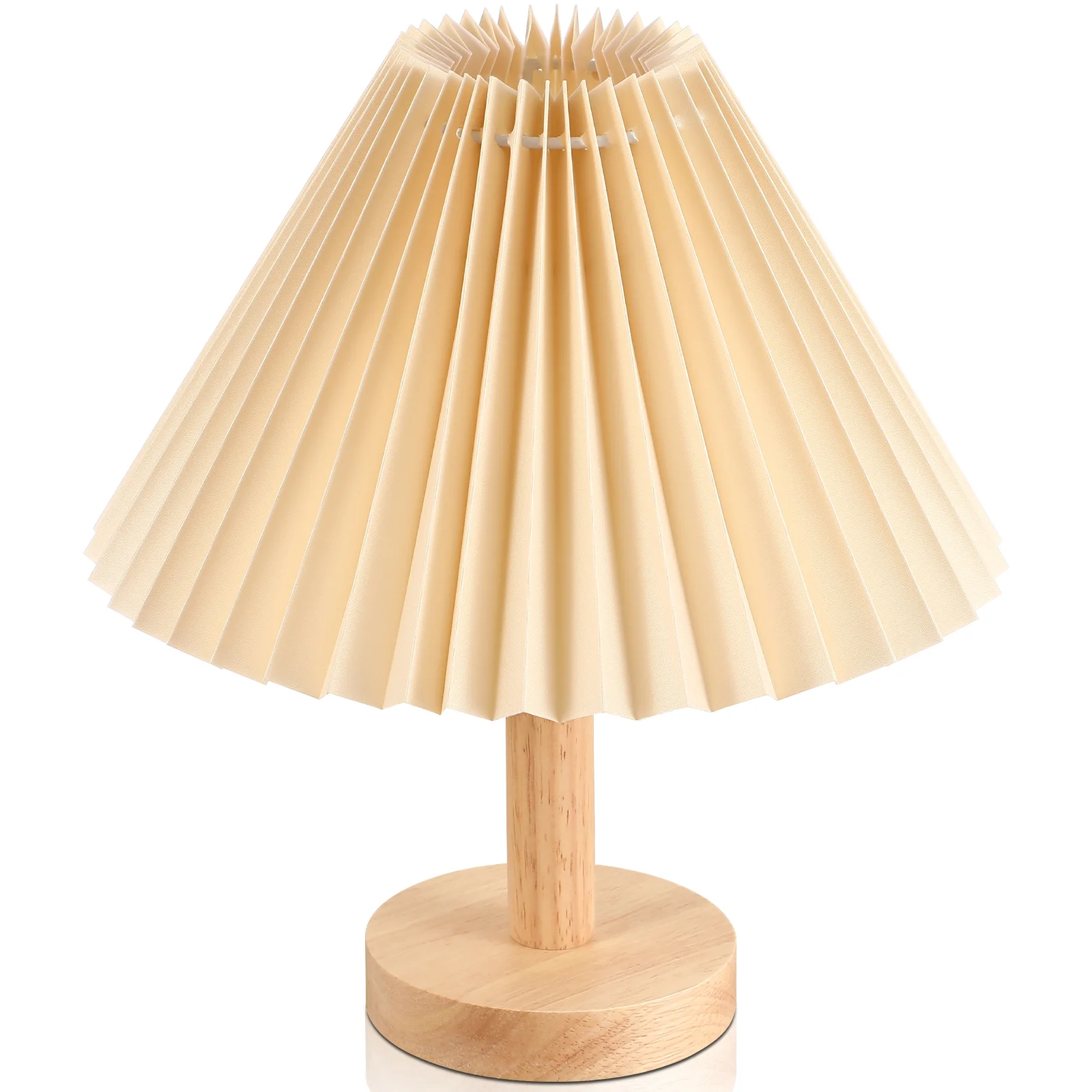 

Cloth Lamp Shade Creative Pleated Lampshade Replacement Light Cover Protector Barrel for Bedside Table Wall Floor Lamp