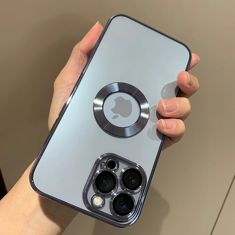 New luxury case for iphone 11 12 13 mini pro MAX back cover bumper etui capa CD pattern plating dropshipping