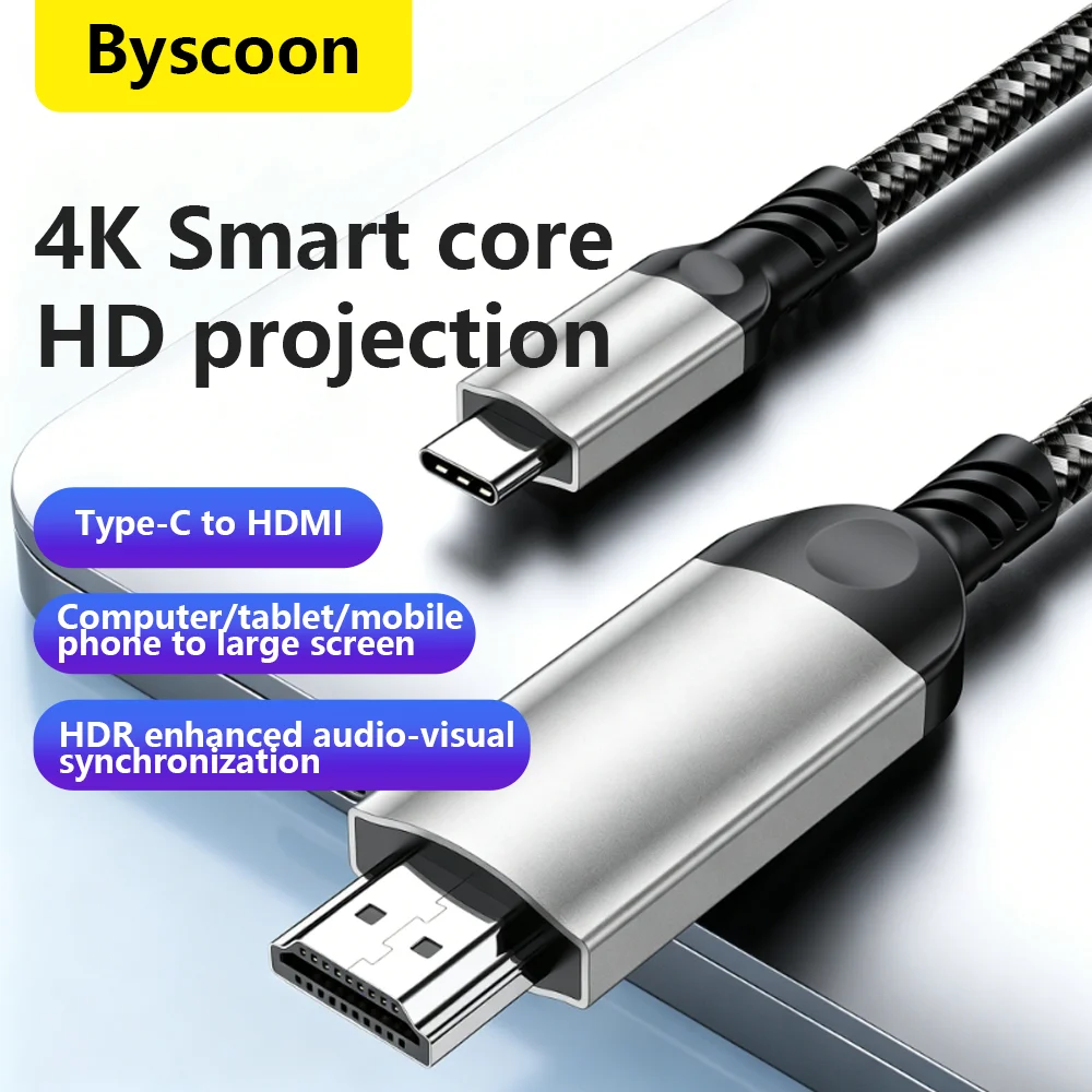 Ultra High Speed USB-C to HDMI 4K UHD Video Adapter Cable