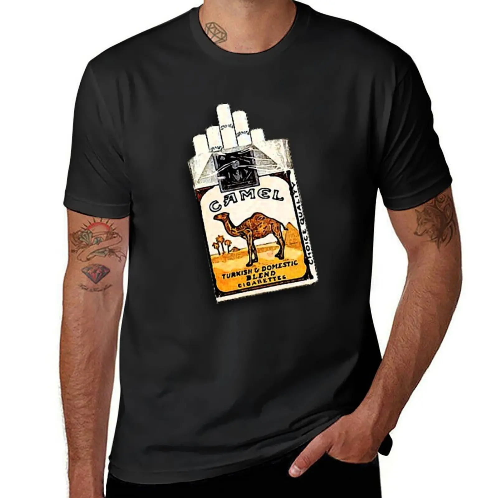 Brand camel Premium T-Shirt anime plus sizes summer top mens clothes