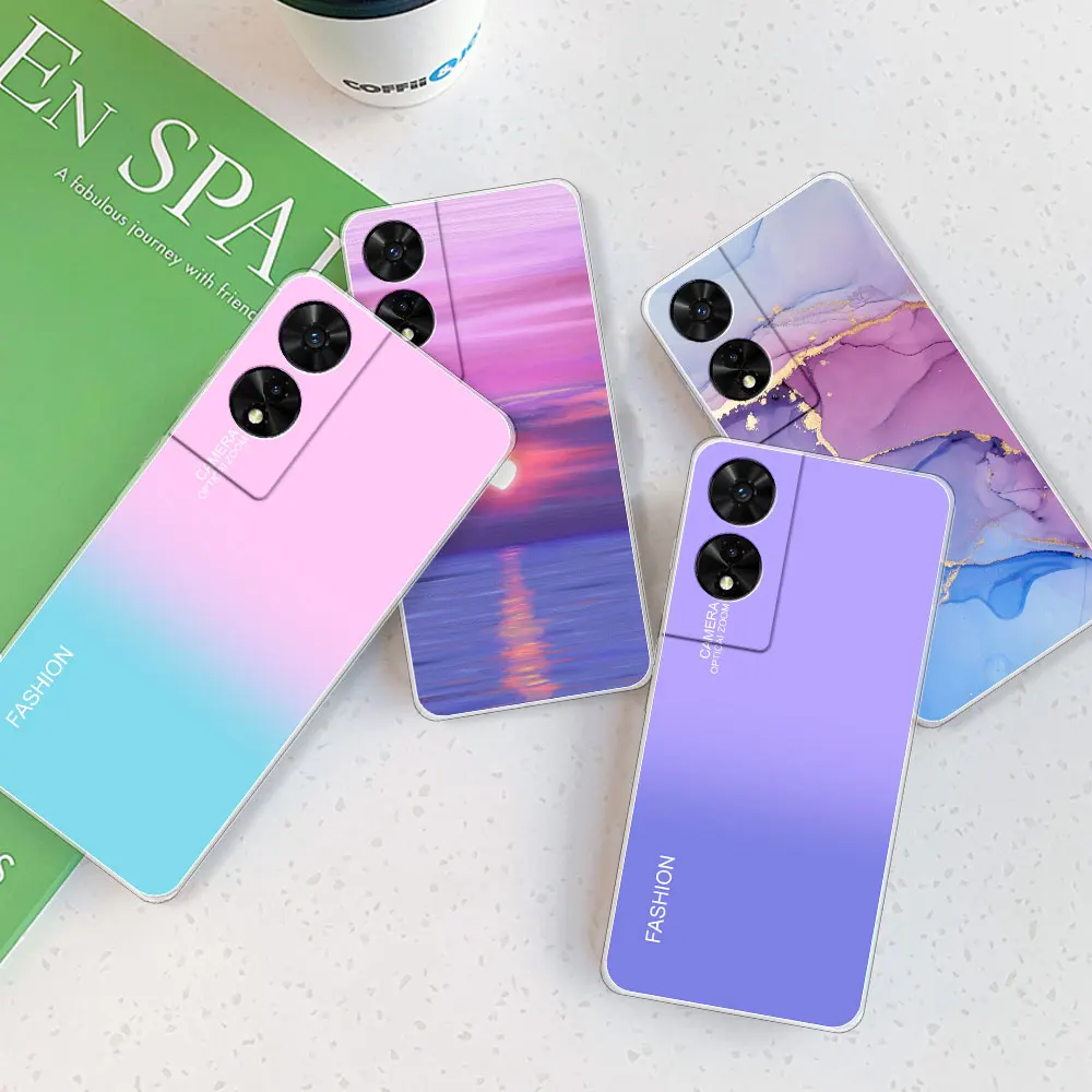 RankOne Custodia per HONOR 90 Lite 5G (6.7 Inches) Cover orbida in