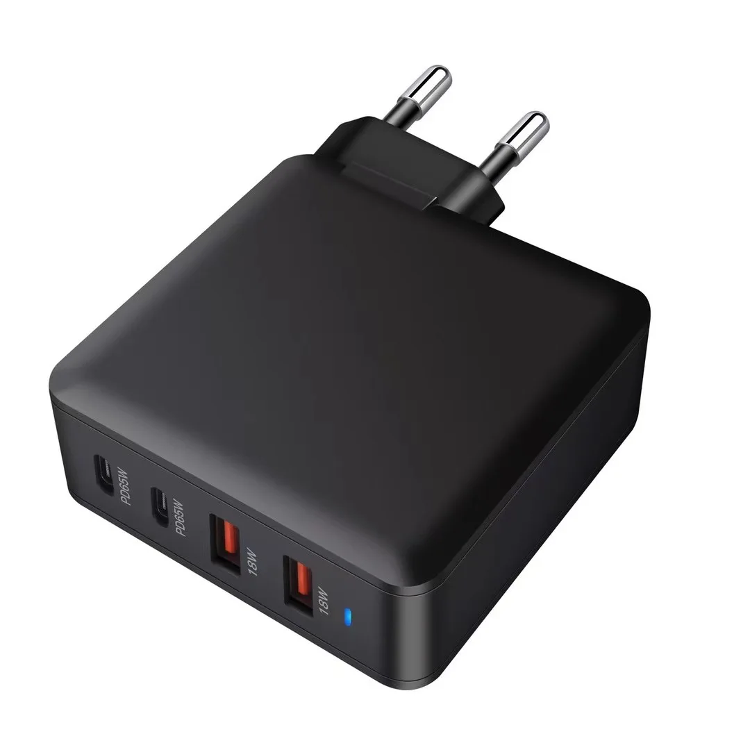 160W USB C Fast Charger GaN Compact 4 Port PD Fast Charger Charging Station Block Laptop Power Adapter Compatible with MacBook P