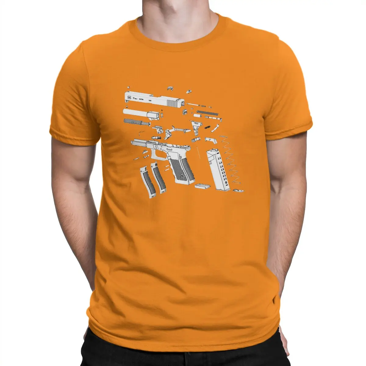thumbnail image 1 of Camiseta G17 para hombre, Smith Cool Wesson, de algodón vintage, cuello redondo, manga corta, ideal para regalar., 1 of 7