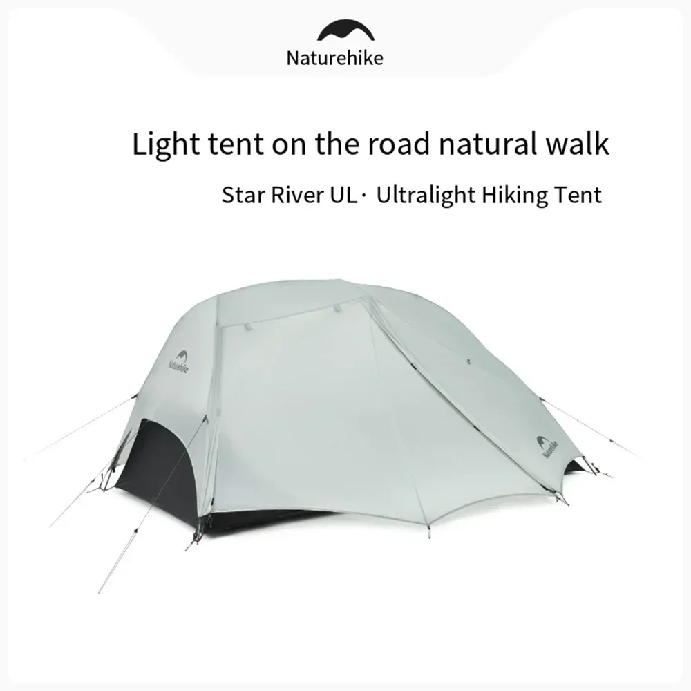 2/3 Person Waterproof and Windproof Lightweight Backpack Tent for Outdoor, Hiking, Camping, Mountaineering and Traveling