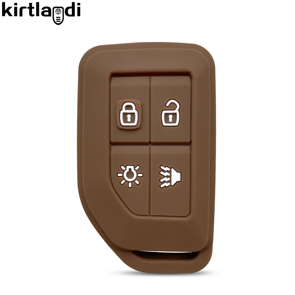 Étui Silicone Pour Clé Volvo Truck - Modèles CARGO 555 FH16 FM - Protection Complète Anti-rayures