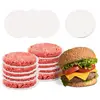 100pcs Baking Paper Liner BBQ Oven Patty Hamburger Paper Cake Non-Stick Baking
