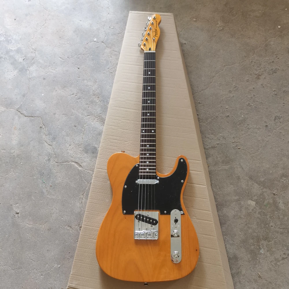 

High Quality TL Electric Guitar OEM, Color binding, Maple Neck and fingerboard, Single coil pickup, Guitar