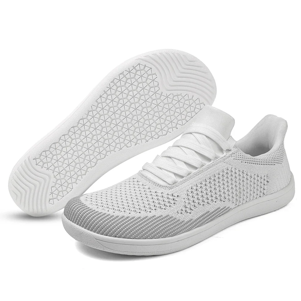 Breathable Minimalist Barefoot Cross Trainer Sneakers - Lightweight Trekking & Walking Shoes