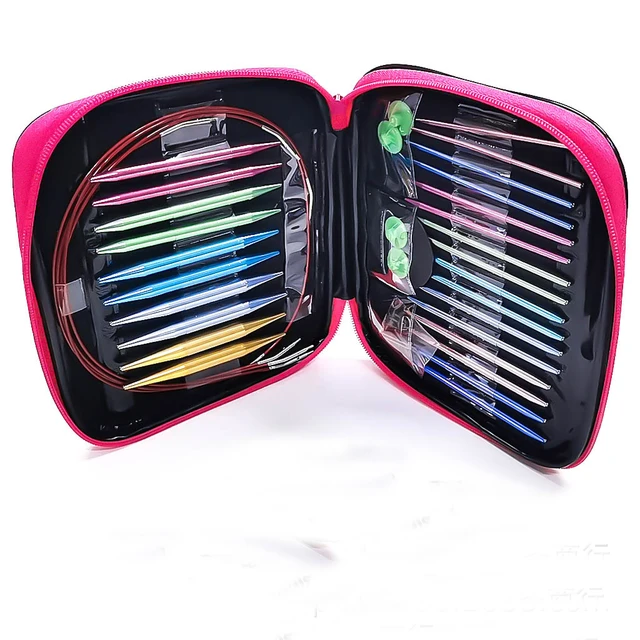Aluminum Circular Knitting Needle Set 5