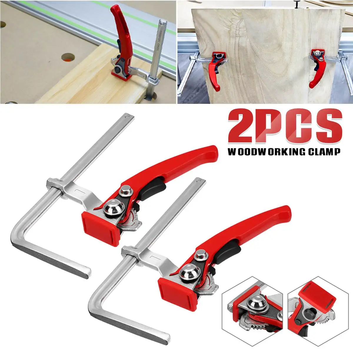 Veiko-grampo de Trilho de Guia Rápido Carpenter f Clamp Ferramenta Manual Mft System 160×60 mm Peças