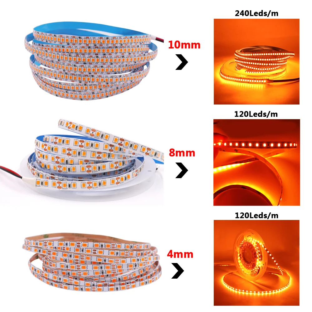 Diode LED 24V 10mm, Orange