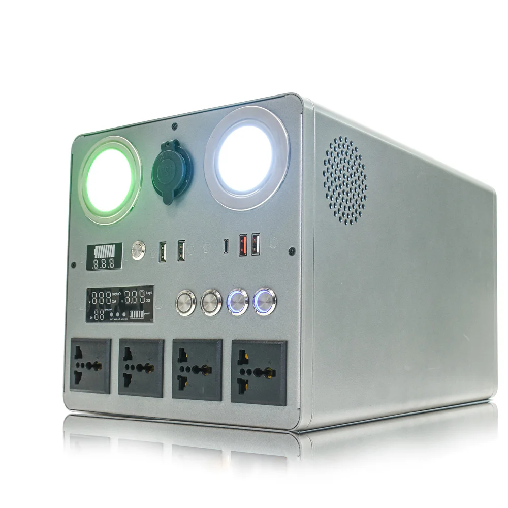 1500W AC 110V 220V 80000mAh 100000mAh 야외 보조베터리 휴대용 AC 전원 스테이션 200000mAh 300000mAh 보조베터리 발전기