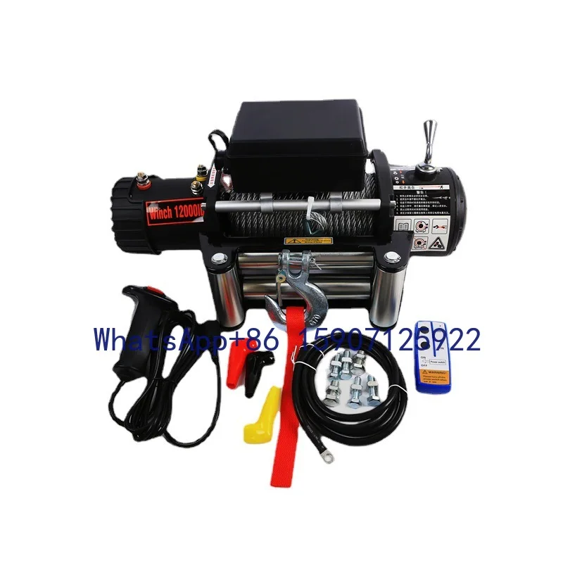 

12000 Lbs Off-Road Electric Winch 12 V24v Car Self-Rescue Escape Tractor Trailer Car Rescue Tool