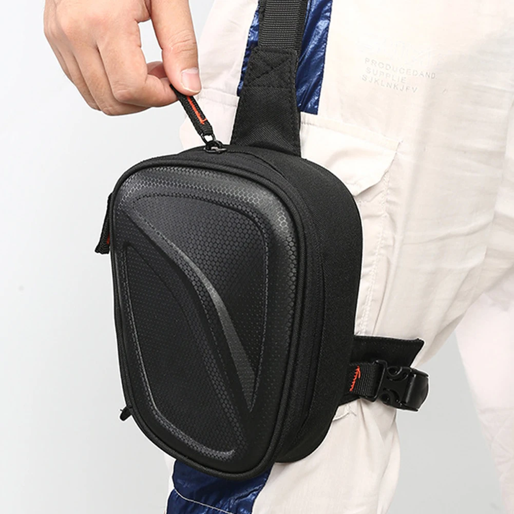 

Motorcycle Bag Men Motorbike Leg Side Bag EVA Hard Shell Male Phone Waist Pack Motorcycle Drop Leg Bag Fanny Pack Belt Bum BagsT