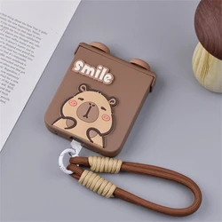 Charming Cartoon Guinea Pig Brown Phone Case - Adorable Anime Design Cover - Razr 60 (Brown)