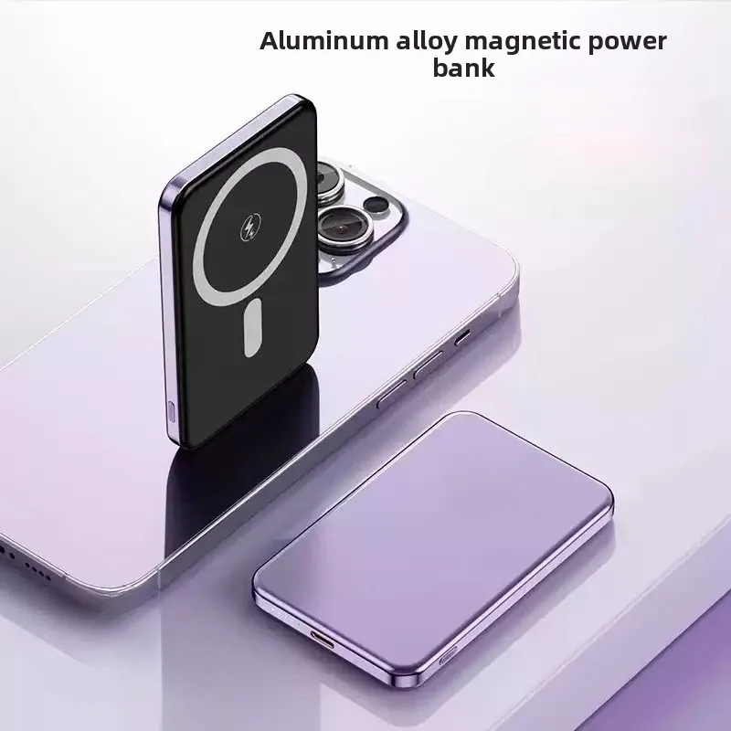 Taepiaai 20000mAh Magnetic Wireless Power Bank Ultra Thin Portable CCC Certified Super Fast Charging Pack for MagSafe for Iphone 2