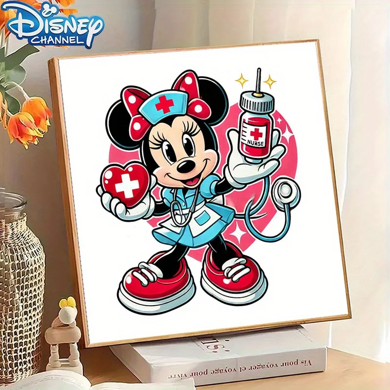 Tableau Minnie Infirmière Disney – Décoration Murale Enfant