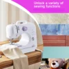 New 2025-Portable Electric Sewing Machine Pro With 12 Stitches Patterns,  Multifunctional Home Sewing Machine Parents sewing 2