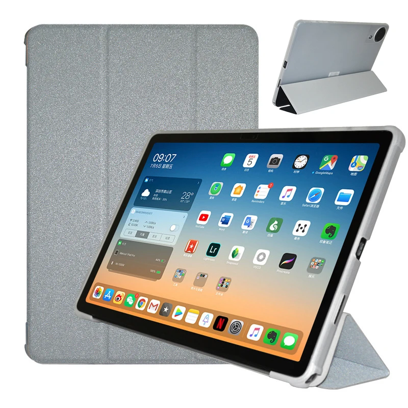 Sleek Tri-Fold Stand Cover with TPU Back