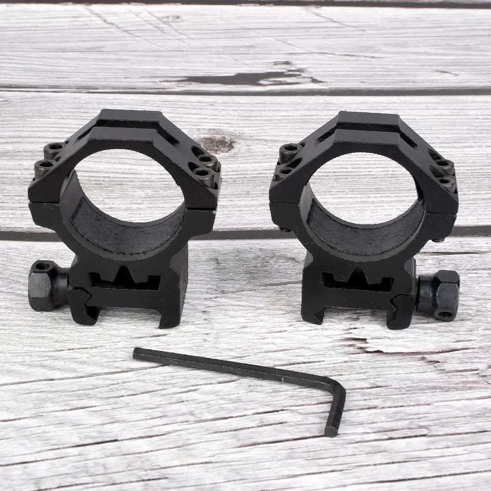 2PCS 30mm / 25.4mm scope rail mount Riflescope rings mount 11mm ...