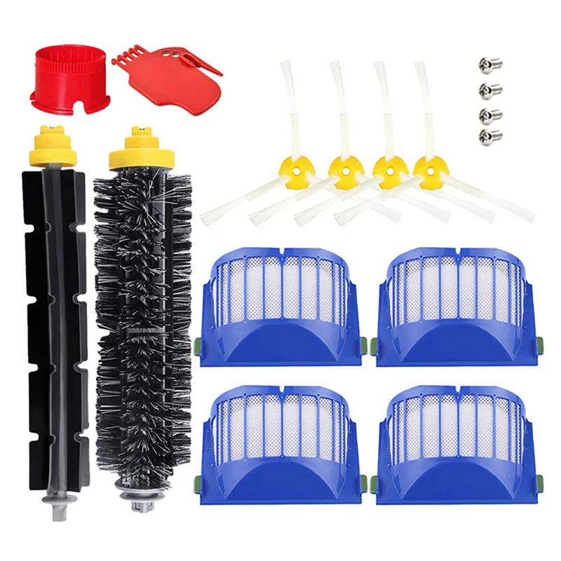 Per Irobot Roomba 600 Series 692 690 680 660 651 650 620 618 610 620 Robot Vacuum Spazzola Laterale Principale Filtro Hepa