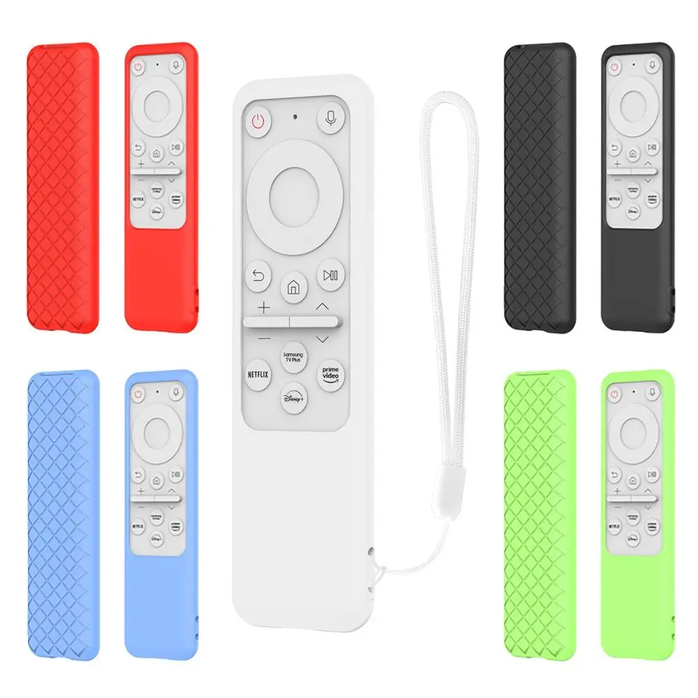 Silicone Remote Control Cover Washable Shockproof Protective Case Soft Shell Samsung BN59-01432A M7B/M8 Monitor silicone remote case silicone remote cover silicone remote sleeve remote controller cover silicone case protector