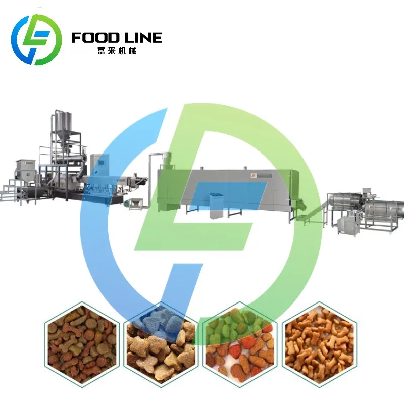 Macchina per la produzione di pellet di mangime per cani e gatti, acquario, proteine di soia, snack, lavorazione di pellet, produzione di linea di estrusione - immagine 2
