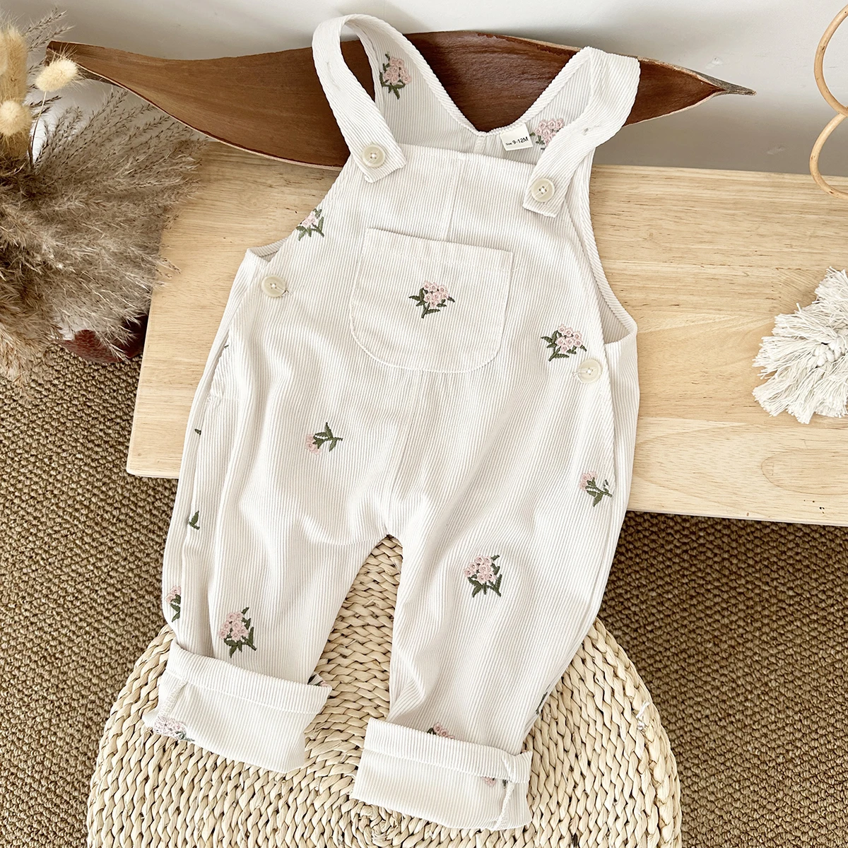 Ins Baby Jumpsuit Girls Baby Clothes Autumn Winter Stylish Outdoor Wear Suspender Pant Corduroy Toddler Romper corduroy romper
