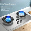 Double Stove Settable Time Desktop, Embedded Kitchen Cooking Bottled Liquefied Gas Pipeline Mounted Natural Gas Gas Stove 4