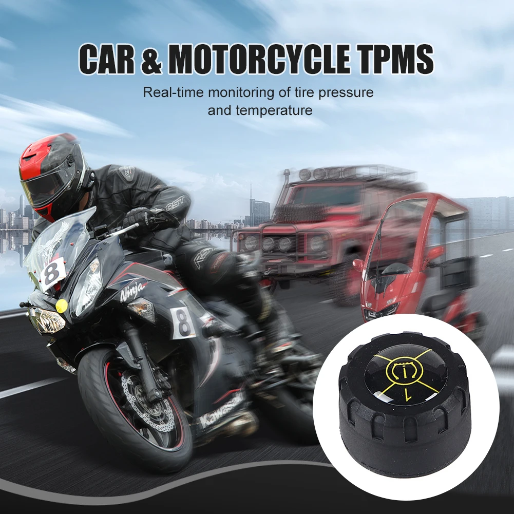 Smart TPMS Car Tire Pressure Alarm Monitor System Mobile App Display Auto Security Alarm System Pressure Temperature Warning car tire pressure monitor car alarm system