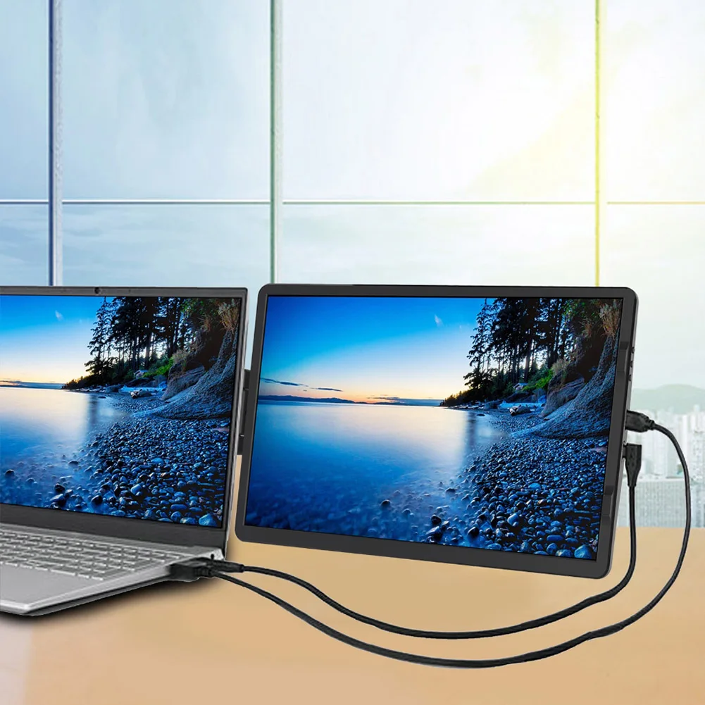 14.1 ġ ޴  Ȯ ũ FHD 1920X1080 ǿ ũ  16/9 ϱ  HDMI ȣȯ ̴ Ʈ
