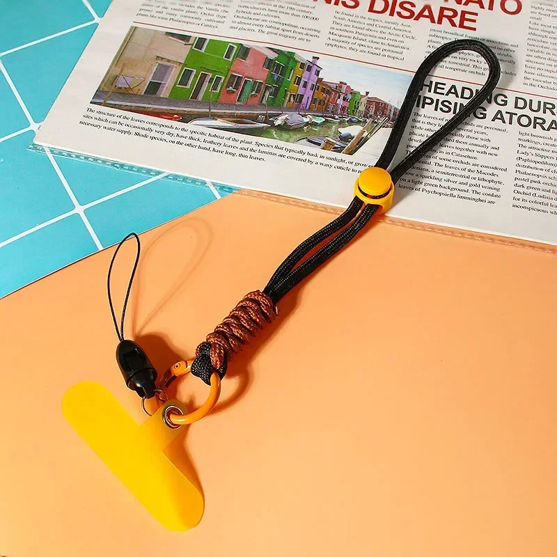 Colorful Woven Wrist Strap with Detachable Anti-Loss Feature