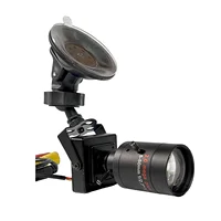 RU правый привод 5 мм-50 мм 10X фокус для слепых зон, металлический автомобильный комплект, 1200TVL HD-камера, кронштейн на присоске для обгона автомобиля 10-кратное оптическое увеличение, нулевая задержка, аналоговый — изображение 2