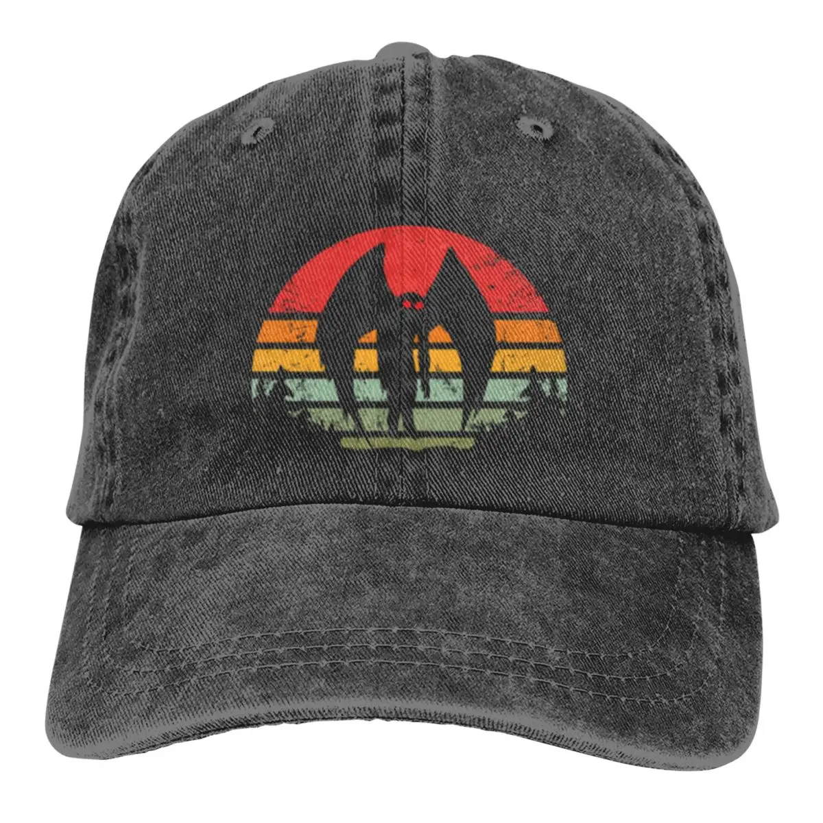 Vintage Mothman Point Piacevole Cryptid Cryptozoology Retro Mothman Regalo Casual Un Berretto Da Baseball