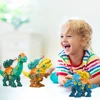 DIY Disassembly Assembly Dinosaur Toy Set for Children Kids Gift Screw Nut Combination Assembling Dinosaur Model Educational Toy 4