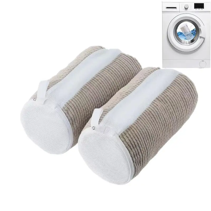 

Shoe Bag For Washing Machine Reusable Zippered Shoes Laundry Bag Easily Remove Dirt Fluffy Fibers Sneakers Cleaning Pouch