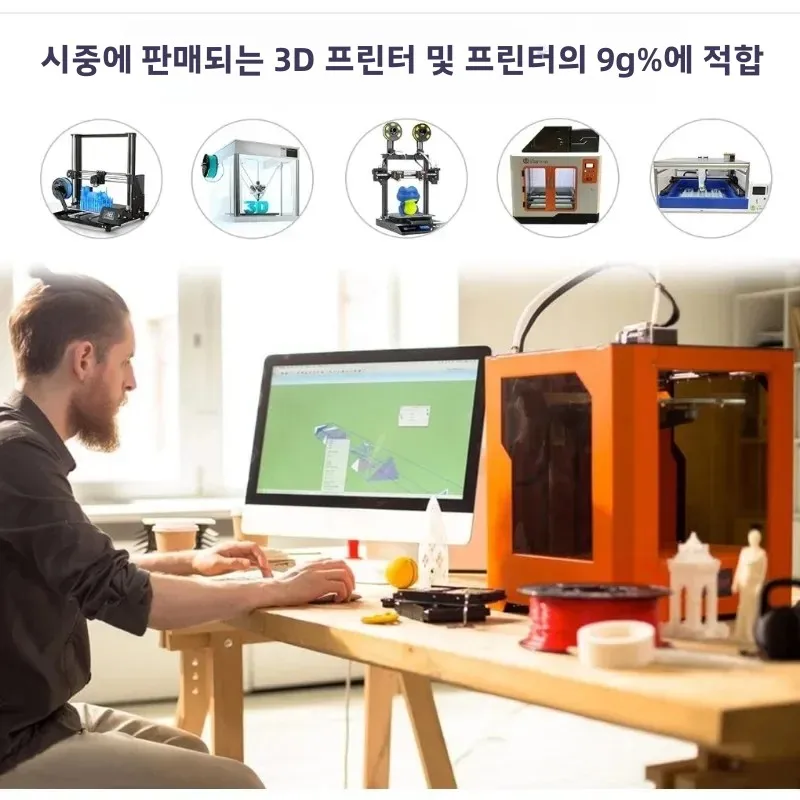 DIY 공예 및 모델링을 위한 여러 가지 빛깔의 투명 그라데이션 3D 프린터 필라멘트 보라색에서 파란색 전환 반짝이 PLA 1KG/2.2lb