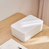 S/M Size Wet and Dry Tissue Box with Cover Portable Kitchen Bathroom Plastic Wet Wipes Napkin Press Tissue Box Holder Container 6