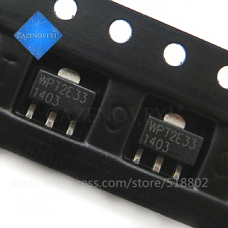 

1pcs/lot WPT2E33-3/TR WPT2E33-31TR WPT2E33 SOT-89 In Stock