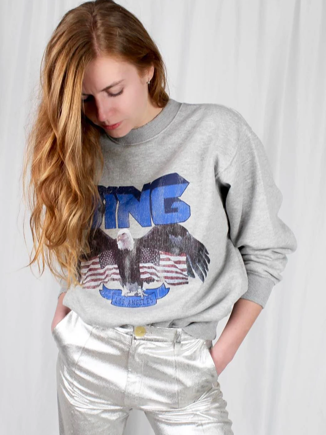 

Eagle Graphic Washed Sweatshirts for Women Loose Fashion Hooded Pullovers 2023 Spring Autumn Vintage Sweatshirt Hoodies Female