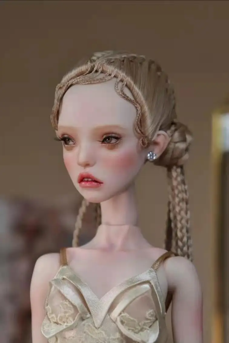 

Новая премиум Смола русская девушка 39 см Бонни поп сестра певит кукла, 1/4 sd Bjd пятно макияж
