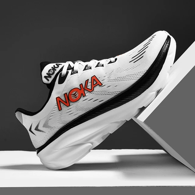 Chaussures de marche et de course rembourrées Max pour hommes, baskets à semelles épaisses, légères et respirantes pour le jogging quotidien, l'entraînement, l'athlétisme, 5