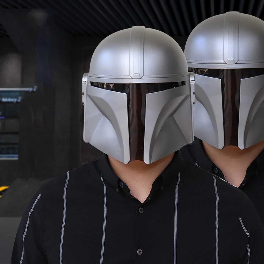 

star wars Helmet The Mandalorian Helmet Halloween Cosplay Casco Replica Full Head Mando Bounty Hunter Pvc Mask Christmas Gift