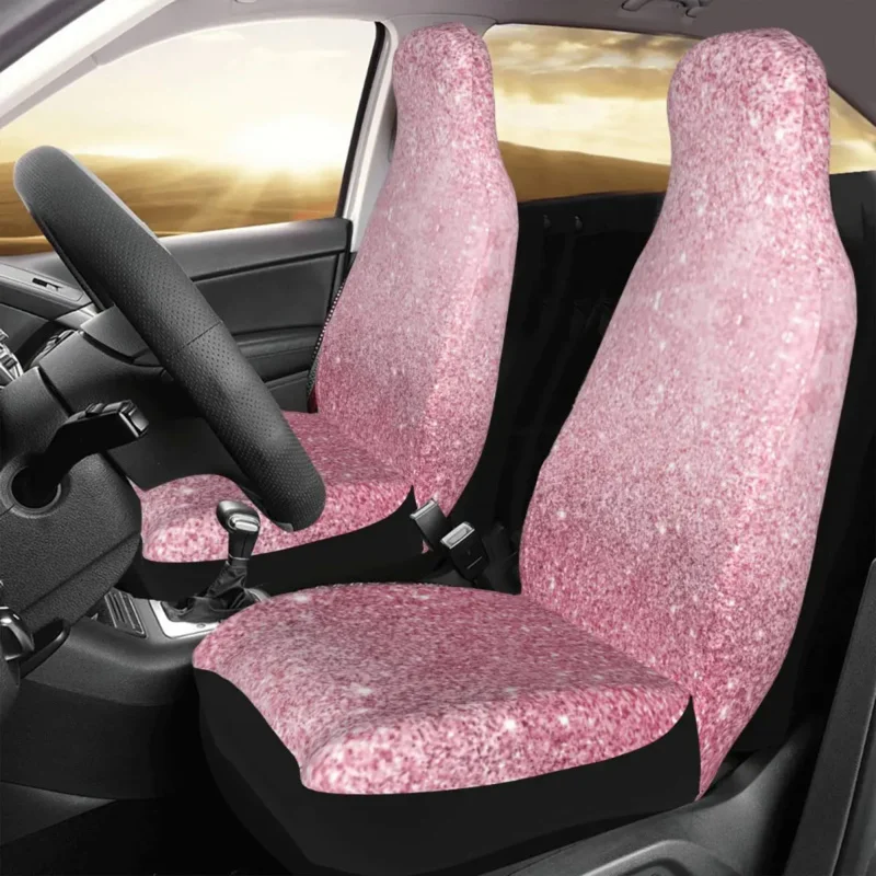 

Rhinestones Crystal Sparkling Car Seat Cover Protector Interior Accessories For SUV Car Seat Protection Covers Seat Protector