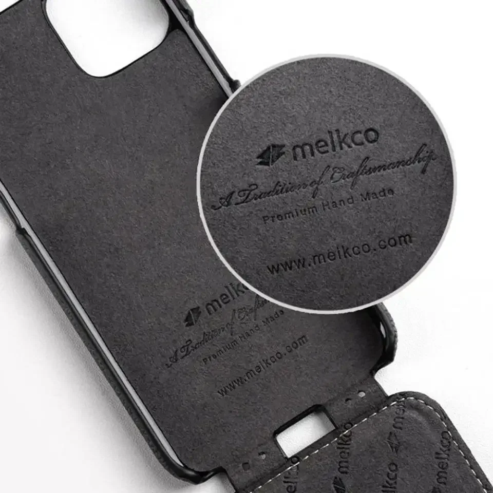 Melkco Premium Vertical Genuine Leather Case - First Layer Cowhide Cover