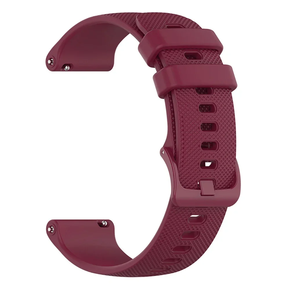 22mm Sport Silicone Smartwatch Band - Versatile Replacement Strap in Vibrant Colors