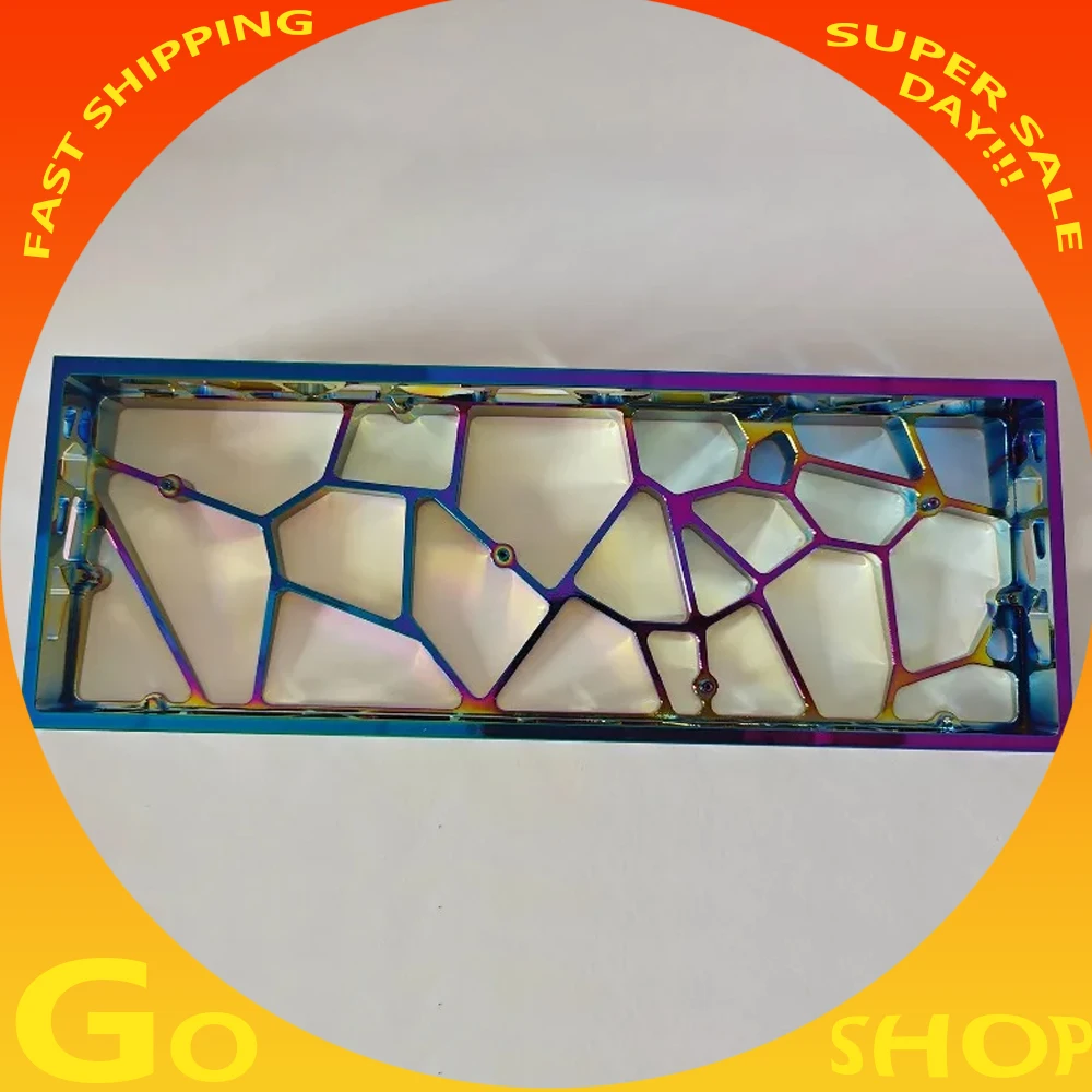 MMD AR60 + アルミケース カスタムキーボード MMD AR60 Wooting60 キーボードケースカラフルな中空アルミ合金 GH60