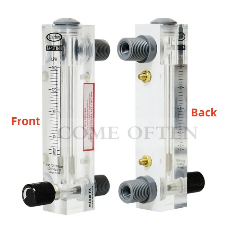 Plexiglass Surface Plate Nitrogen Oxygen Water Liquid Float Flowmeter With Regulator FA-15T Sigal Scale LPM LPH flow meter water flow meter turbine flow meter digital turbine flow meter